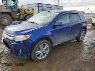 2013 Ford Edge SEL with VIN 2FMDK4JC6DBE27078, listed as a Copart auction lot 46593035 with 64,526 mi miles and Salvage Title. Bid and sale history available at carsss.com. Image 1.