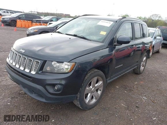 2014 Jeep Compass High Altitude with VIN 1C4NJCEA9ED647552, listed as a IAAI auction lot 41954070 with 110,474 mi miles. Bid and sale history available at carsss.com. Image 2.