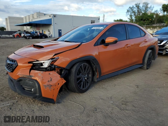 2022 Subaru WRX Limited with VIN JF1VBAL69N9033528, listed as a Copart auction lot 75193383 with 12,773 mi miles. Bid and sale history available at carsss.com. Image 1.