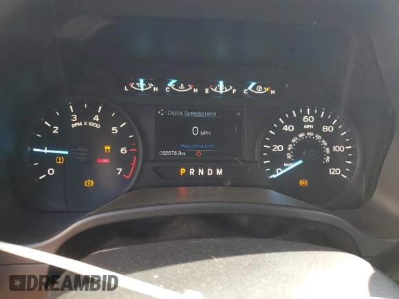 2020 Ford F-150 XL with VIN 1FTMF1C5XLKF15450, listed as a Copart auction lot 79884874 with 32,575 mi miles and Salvage Title. Bid and sale history available at carsss.com. Image 9.