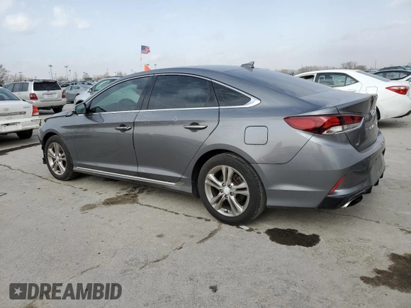 2018 Hyundai Sonata SEL with VIN 5NPE34AF8JH727138, listed as a Copart auction lot 48195065 with 136,278 mi miles and Salvage Title. Bid and sale history available at DreamBid. Image 2.