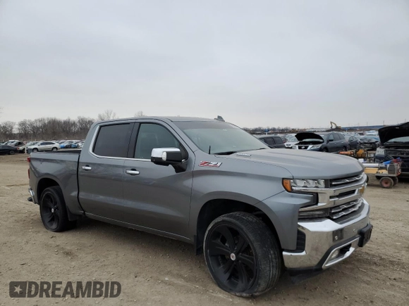 2021 Chevrolet Silverado 1500 LTZ with VIN 1GCUYGET5MZ135627, listed as a Copart auction lot 46025674 with Not Provided miles and Salvage Title. Bid and sale history available at DreamBid. Image 4.