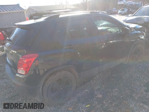 2016 Chevrolet Trax LTZ with VIN KL7CJRSB7GB746485, listed as a IAAI auction lot 41530513 with 131,185 mi miles. Bid and sale history available at carsss.com. Image 4.