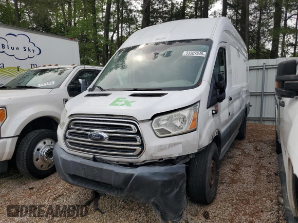 2015 Ford Transit with VIN 1FTSW3XG3FKA10322, listed as a Copart auction lot 53307645 with Not Provided miles and Salvage Title. Bid and sale history available at DreamBid. Image 1.