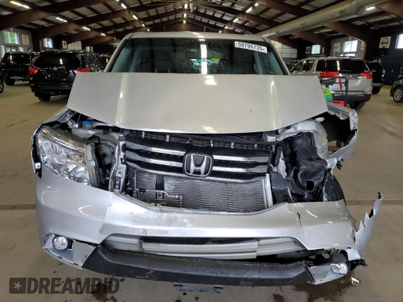 2012 Honda Pilot EX-L with VIN 5FNYF4H58CB016008, listed as a Copart auction lot 59795735 with Not provided miles and Salvage title. Bid and sale history available at DreamBid. Image 5.