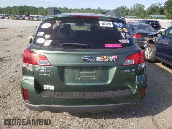2012 Subaru Outback Prem with VIN 4S4BRCCC5C3271611, listed as a Copart auction lot 59736475 with 107,164 mi miles and Salvage title. Bid and sale history available at DreamBid. Image 6.