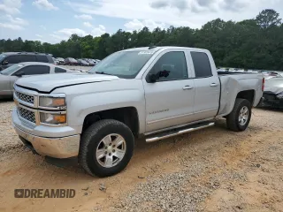 2015 Chevrolet Silverado 1500 LT with VIN 1GCVKREH3FZ298244, listed as a Copart auction lot 51909615 with 163,000 mi miles and Salvage Title. Bid and sale history available at DreamBid. Image 1.