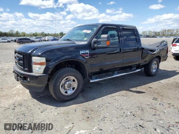 2008 Ford Super Duty F-250 SRW XL with VIN 1FTSW21588EE20603, listed as a Copart auction lot 52768015 with 99,125 mi miles and Salvage Title. Bid and sale history available at carsss.com. Image 1.