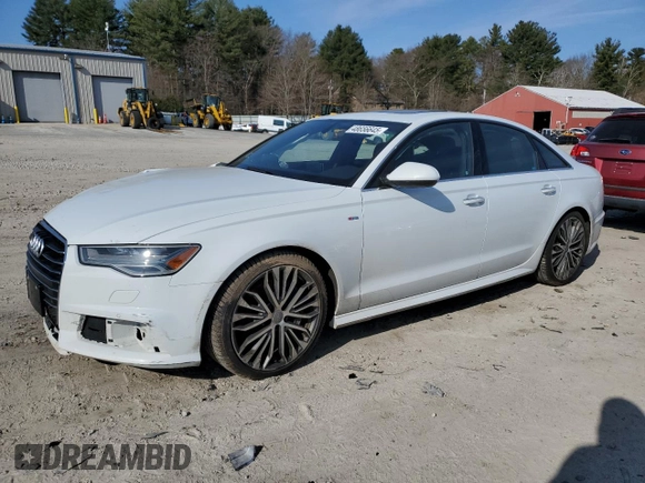 2016 Audi A6 2.0T Premium Plus with VIN WAUGFAFC9GN073866, listed as a Copart auction lot 48656645 with 155,461 mi miles and Salvage Title. Bid and sale history available at carsss.com. Image 1.