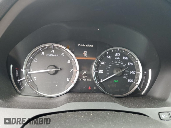 2020 Acura MDX with VIN 5J8YD4H35LL043413, listed as a Copart auction lot 47863255 with 67,935 mi miles and Salvage Title. Bid and sale history available at carsss.com. Image 9.