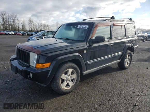 2006 Jeep Commander with VIN 1J8HG48N26C192396, listed as a Copart auction lot 48846325 with 242,544 mi miles and Salvage title. Bid and sale history available at DreamBid. Image 1.