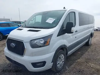 2023 Ford Transit Passenger Wagon XL with VIN 1FBAX2YG0PKA92257, listed as a IAAI auction lot 41996145 with 61,932 mi miles. Bid and sale history available at carsss.com. Image 19.