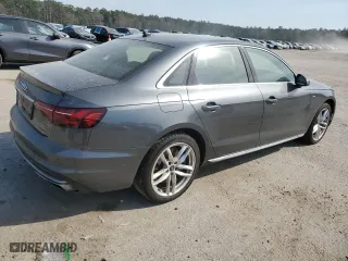 2021 Audi A4 Sedan S line Premium with VIN WAUDAAF44MA055417, listed as a Copart auction lot 49493075 with 24,875 mi miles and Salvage Title. Bid and sale history available at carsss.com. Image 3.
