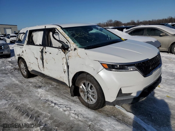 2023 Kia Carnival LX with VIN KNDNB4H33P6264844, listed as a Copart auction lot 41523785 with 29,929 mi miles and Salvage Title. Bid and sale history available at carsss.com. Image 4.