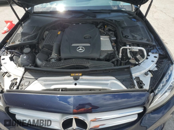 2018 Mercedes-Benz C 300 with VIN 55SWF4KB0JU272614, listed as a Copart auction lot 64769445 with 61,062 mi miles and Salvage title. Bid and sale history available at DreamBid. Image 11.