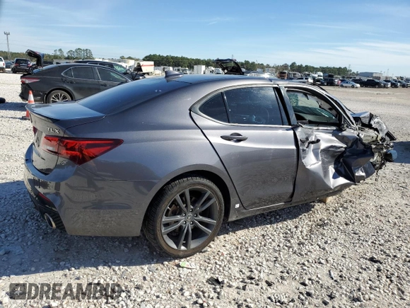 2020 Acura TLX w/A-Spec Pkg with VIN 19UUB1F69LA008949, listed as a Copart auction lot 82822814 with 57,244 mi miles and Non Repairable. Bid and sale history available at carsss.com. Image 3.