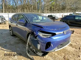 2021 Volkswagen ID.4 Pro S z VIN WVGUNPE2XMP066456, wystawiony jako Copart lot #43971075 z przebiegiem 16 729 mil mil oraz Szkoda całkowita • Salvage title. Historia ofert i sprzedaży dostępna na DreamBid. Obrazek 12.