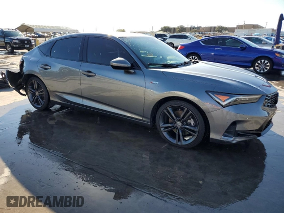 2023 Acura Integra w/A-Spec Package with VIN 19UDE4H37PA025945, listed as a Copart auction lot 77955164 with 24,245 mi miles and Salvage title. Bid and sale history available at DreamBid. Image 4.