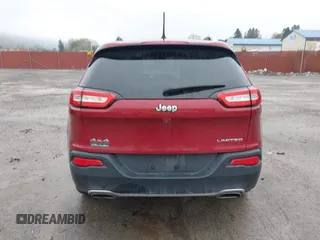 2016 Jeep Cherokee Limited with VIN 1C4PJMDS4GW105288, listed as a IAAI auction lot 41996924 with 99,117 mi miles. Bid and sale history available at carsss.com. Image 16.