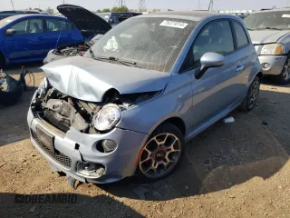 2013 FIAT 500 Sport with VIN 3C3CFFBR5DT515017, listed as a Copart auction lot 75221014 with 68,602 mi miles and Salvage title. Bid and sale history available at DreamBid. Image 1.