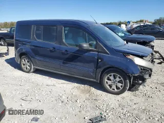 2015 Ford Transit Connect XLT with VIN NM0GS9F79F1174795, listed as a Copart auction lot 76515644 with 191,541 mi miles and Salvage title. Bid and sale history available at DreamBid. Image 4.