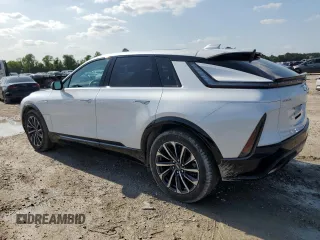 2025 Cadillac LYRIQ z VIN 1GYKPURL7SZ303441, wystawiony jako Copart lot #55331135 z przebiegiem 1078 mil mil oraz Szkody całkowita. Historia ofert i sprzedaży dostępna na DreamBid. Obrazek 2.