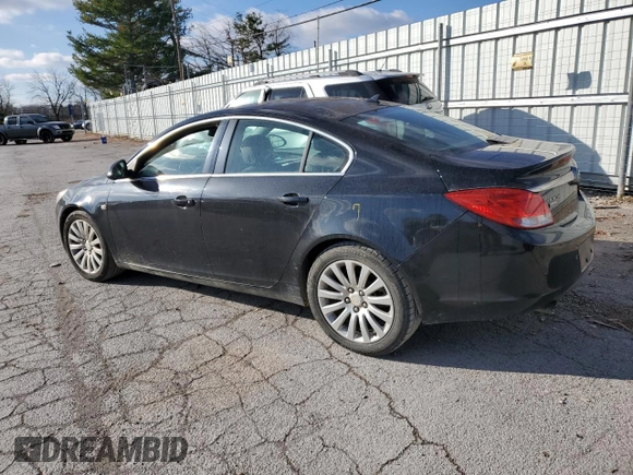 2011 Buick Regal CXL Turbo TO3 with VIN W04GX5GVXB1070878, listed as a Copart auction lot 82847564 with 198,591 mi miles and Salvage Title. Bid and sale history available at carsss.com. Image 2.