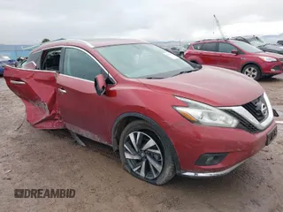 2016 Nissan Murano S with VIN 5N1AZ2MHXGN167917, listed as a IAAI auction lot 41074897 with 141,518 mi miles. Bid and sale history available at carsss.com. Image 1.
