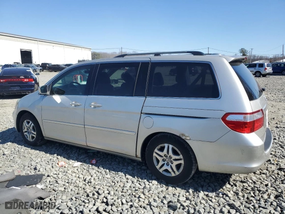 2005 Honda Odyssey EX-L with VIN 5FNRL387X5B014871, listed as a Copart auction lot 47628605 with 156,140 mi miles and Salvage Title. Bid and sale history available at carsss.com. Image 2.