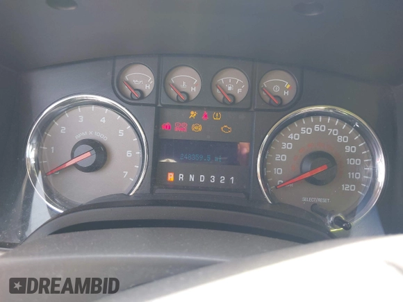 2009 Ford F-150 XL with VIN 1FTRW12849FB25205, listed as a IAAI auction lot 42275503 with 248,359 mi miles and . Bid and sale history available at DreamBid. Image 7.