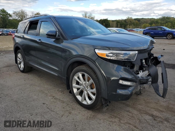 2022 Ford Explorer Platinum with VIN 1FM5K8HW9NNA08336, listed as a Copart auction lot 73702754 with 14,810 mi miles and Clean Title. Bid and sale history available at carsss.com. Image 4.