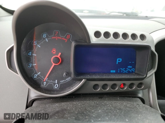 2016 Chevrolet Sonic LT with VIN 1G1JC6SH5G4112807, listed as a Copart auction lot 48377235 with 175,249 mi miles and Salvage Title. Bid and sale history available at carsss.com. Image 9.