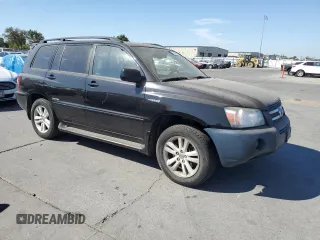 2006 Toyota Highlander Hybrid with VIN JTEEW21A860022162, listed as a Copart auction lot 72604204 with 144,974 mi miles and Salvage Title. Bid and sale history available at carsss.com. Image 4.