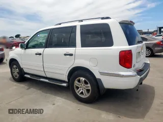 2005 Honda Pilot EX-L z VIN 5FNYF18555B025184, wystawiony jako Copart lot #58084295 z przebiegiem 161 863 mil mil oraz Szkoda całkowita • Salvage title. Historia ofert i sprzedaży dostępna na DreamBid. Obrazek 2.