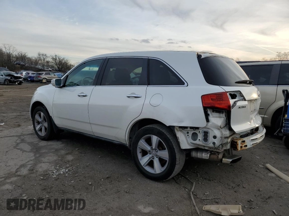 2012 Acura MDX Tech/Entertainment Pkg with VIN 2HNYD2H47CH500919, listed as a Copart auction lot 85881784 with 165,255 mi miles and Salvage Title. Bid and sale history available at carsss.com. Image 2.