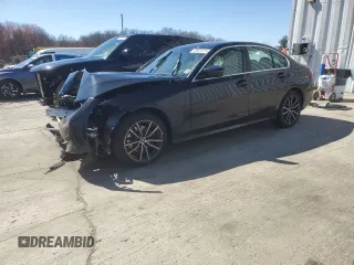 2021 BMW 3 Series 330i xDrive with VIN 3MW5R7J08M8B84888, listed as a Copart auction lot 49601915 with 0 mi miles and Salvage Title. Bid and sale history available at carsss.com. Image 1.