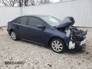 2022 Toyota Corolla LE with VIN JTDEPMAE2NJ204125, listed as a Copart auction lot 82973574 with 40,828 mi miles and Clean Title. Bid and sale history available at carsss.com. Image 4.