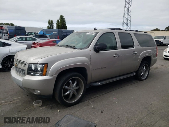 2007 Chevrolet Suburban LTZ with VIN 3GNFK16307G262965, listed as a Copart auction lot 71506044 with 249,301 mi miles and Clean Title. Bid and sale history available at carsss.com. Image 1.