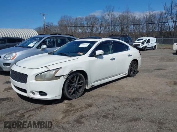 2011 Nissan Maxima S with VIN 1N4AA5AP7BC863931, listed as a IAAI auction lot 41930873 with 154,704 mi miles and . Bid and sale history available at DreamBid. Image 2.