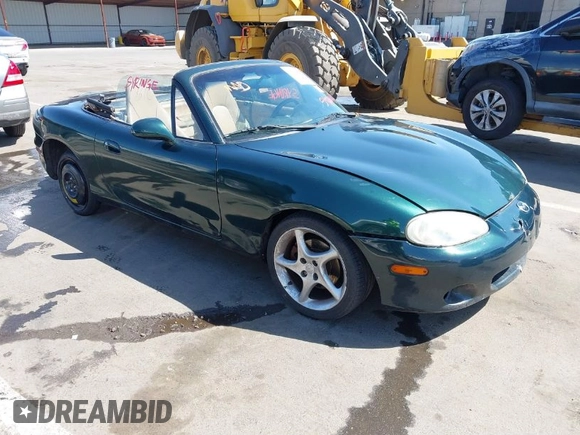 2001 Mazda MX-5 Miata with VIN JM1NB353410203981, listed as a IAAI auction lot 42028077 with Not Provided miles and . Bid and sale history available at DreamBid. Image 1.