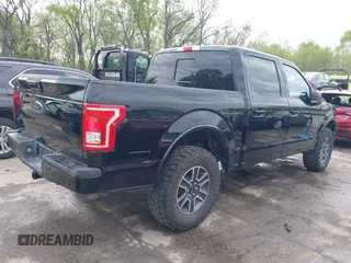 2017 Ford F-150 XL with VIN 1FTEW1EF9HKC54488, listed as a IAAI auction lot 42010877 with 186,860 mi miles. Bid and sale history available at carsss.com. Image 4.