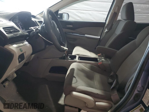 2013 Honda CR-V LX with VIN 2HKRM4H33DH666313, listed as a Copart auction lot 49817535 with 254,208 mi miles and Salvage Title. Bid and sale history available at DreamBid. Image 7.