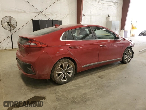 2019 Hyundai Ioniq Limited z VIN KMHC85LC8KU143066, wystawiony jako Copart lot #55116975 z przebiegiem 134 587 mil mil oraz Szkoda całkowita • Salvage title. Historia ofert i sprzedaży dostępna na DreamBid. Obrazek 3.