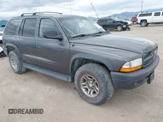 2003 Dodge Durango Sport with VIN 1D4HS38N33F573493, listed as a IAAI auction lot 42362568 with 183,288 mi miles and . Bid and sale history available at DreamBid. Image 1.