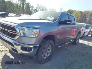 2019 Ram 1500 Big Horn z VIN 1C6RRFFG5KN803260, wystawiony jako IAAI lot #41847656 z przebiegiem 135 753 mil mil oraz . Historia ofert i sprzedaży dostępna na DreamBid. Obrazek 2.