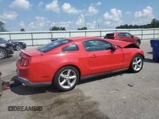 2010 Ford Mustang GT with VIN 1ZVBP8CH7A5119542, listed as a Copart auction lot 64825195 with 45,211 mi miles and Clean title. Bid and sale history available at DreamBid. Image 3.