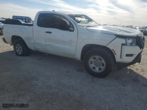 2024 Nissan Frontier S with VIN 1N6ED1CL2RN640228, listed as a Copart auction lot 87404644 with 8,696 mi miles and Salvage Title. Bid and sale history available at carsss.com. Image 4.