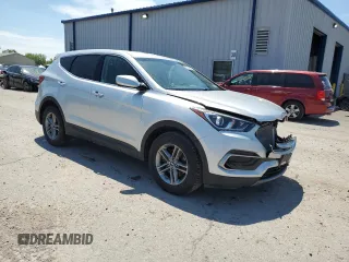 2017 Hyundai Santa Fe 2.4L with VIN 5XYZTDLB0HG466987, listed as a Copart auction lot 62330505 with 108,924 mi miles and Salvage title. Bid and sale history available at DreamBid. Image 4.