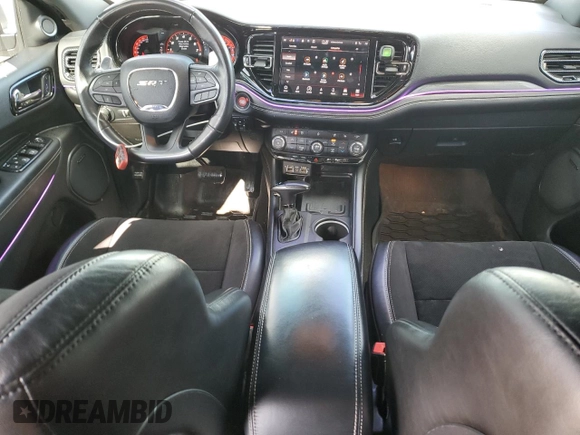 2021 Dodge Durango SRT Hellcat with VIN 1C4SDJH97MC643259, listed as a Copart auction lot 44536555 with 49,489 mi miles and Salvage Title. Bid and sale history available at DreamBid. Image 8.