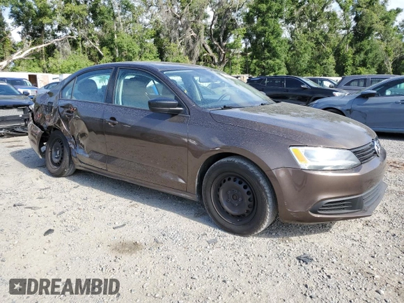 2014 Volkswagen Jetta S with VIN 3VW2K7AJXEM209993, listed as a Copart auction lot 54920565 with 130,466 mi miles and Clean title. Bid and sale history available at DreamBid. Image 4.